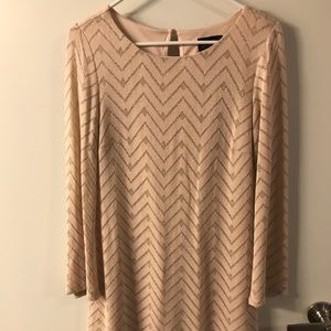 Pink & Gold Longsleeve Dress size S